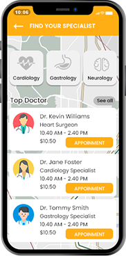 Uber For Doctor Booking App