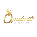 Opulento chauffeur and luxury transport service logo