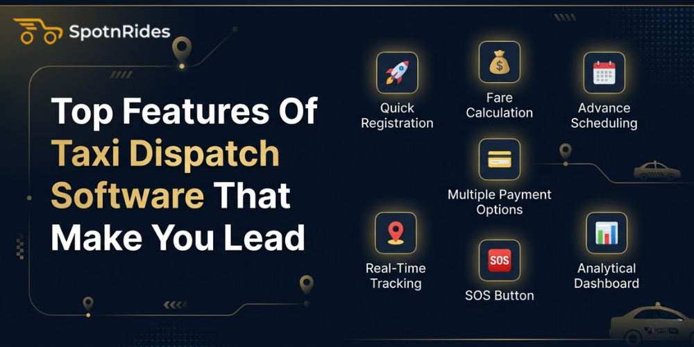 Top Features Of Taxi Dispatch Software That Make You Lead