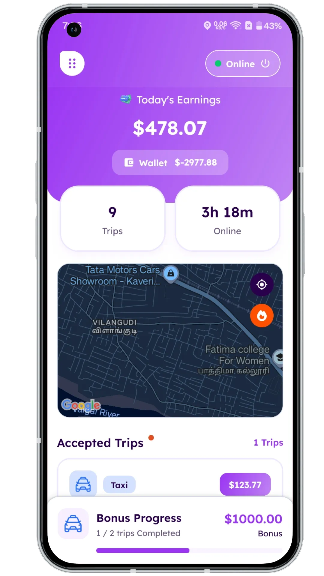 Super App Delivery Partner