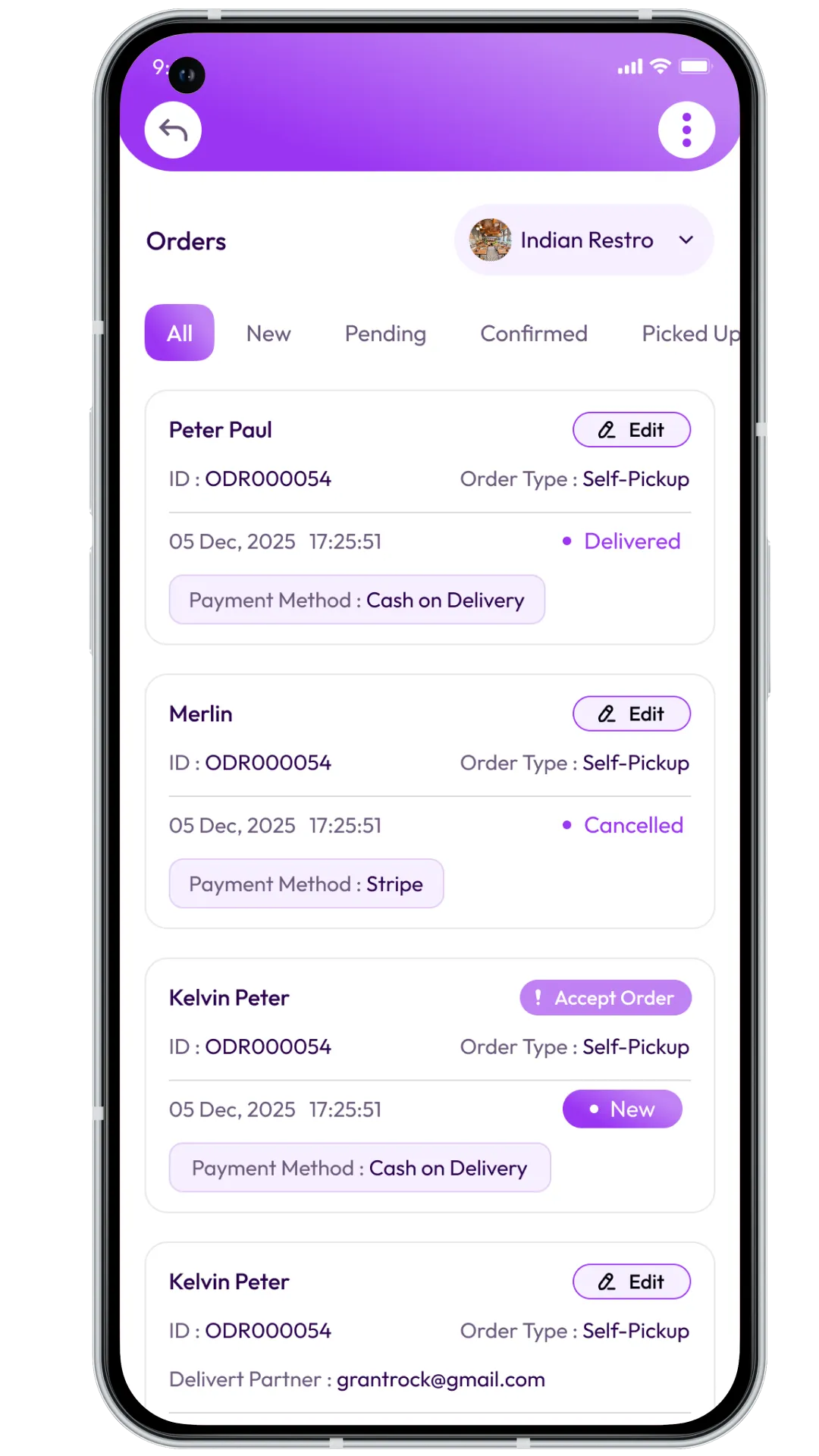 Super App Vendor