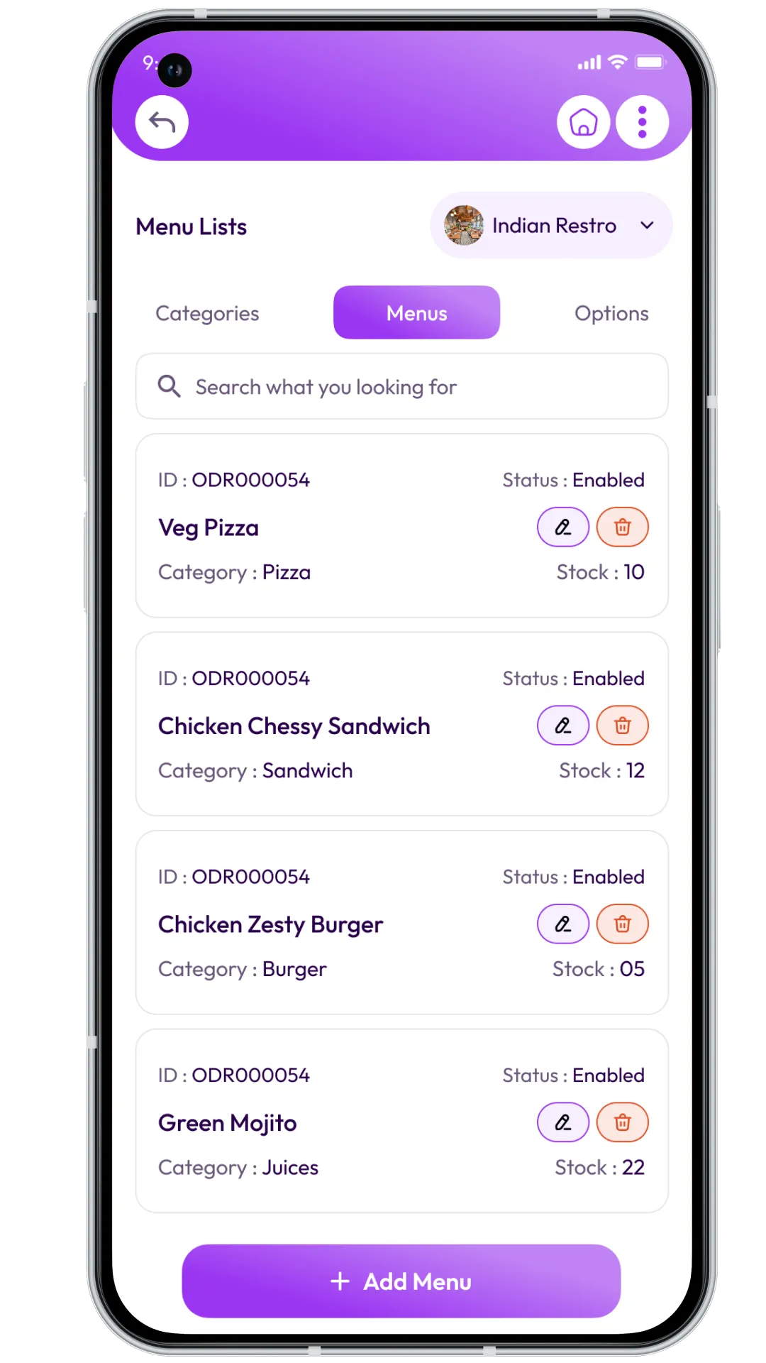 Super App Vendor