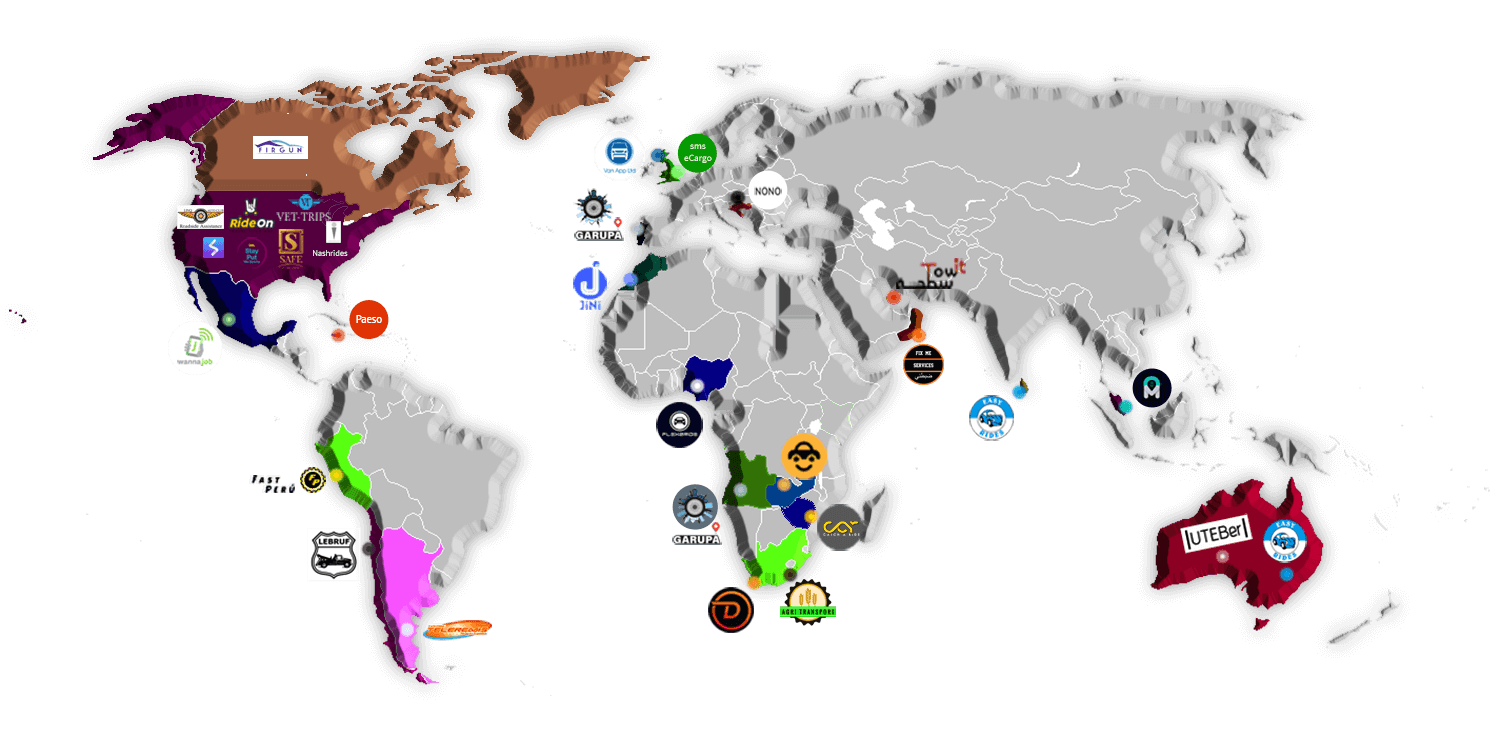 Happy Worldwide Customers using our Lyft Clone